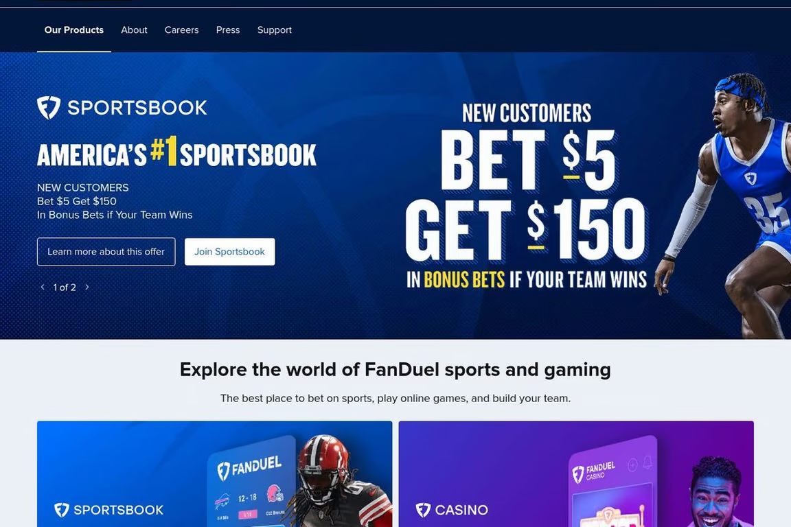 2. FanDuel Sportsbook